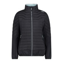 Kurtka damska turystyczna CMP 34Z2476. Czarne kurtki sportowe CMP, xs, bez wzorów, z softshellu, bez kaptura. Za 591.00 zł.