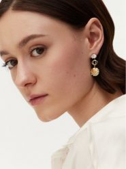 Guess Kolczyki JUBE05 124JW Złoty. Żółte kolczyki Guess, metalowe. Za 179.99 zł.