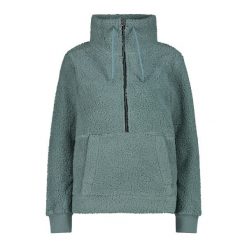 Kobieca bluza półzipowana CMP. Czarne bluzy CMP, na zimę, bez wzorów, bez kaptura. Za 347.00 zł.