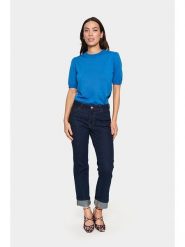 SAINT TROPEZ Sweter w kolorze niebieskim rozmiar: S. Niebieskie swetry Saint Tropez, s, bez wzorów, bez ramiączek. Za 69.99 zł.