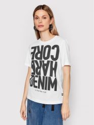 G-Star Raw T-Shirt Lyon D21661-4107-110 Biały Regular Fit. Białe t-shirty G-Star Raw, xs, bez wzorów, z bawełny, bez kołnierzyka, bez ramiączek. Za 139.99 zł.