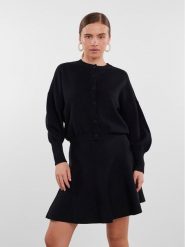 YAS Kardigan 26030699 Czarny Regular Fit. Czarne kardigany YAS, m, bez wzorów, z wiskozy. Za 199.99 zł.