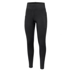 Legginsy jeździeckie damskie EQUESTRIAN QUEEN Harmony zimowe, ocieplane. Czarne legginsy EQUESTRIAN QUEEN, l, bez wzorów, z materiału, z podwyższonym stanem. Za 299.99 zł.