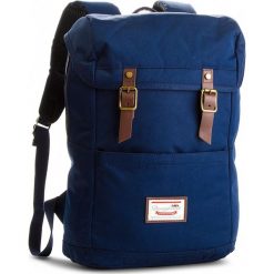 Plecak DOUGHNUT - D115-0069-F Navy. Niebieskie plecaki Doughnut, bez wzorów, z materiału. W wyprzedaży za 219.00 zł.