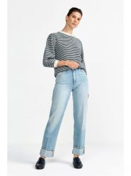 Rich & Royal Sweter w kolorze czarno-białym rozmiar: M. Białe swetry Rich & Royal, m, bez wzorów, bez ramiączek. Za 229.95 zł.