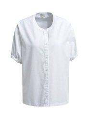 Milano Italy Bluzka w kolorze białym rozmiar: 40. Białe bluzki Milano Italy, bez wzorów, bez kołnierzyka, bez ramiączek. Za 152.99 zł.