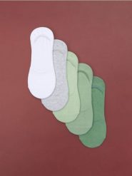 Skarpetki 5 pack - zielony. Zielone skarpety Sinsay, bez wzorów. W wyprzedaży za 8.99 zł.