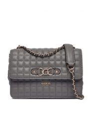 Guess Torebka Nadira HWQG84 24210 Szary. Szare torebki klasyczne Guess, z aplikacjami, ze skóry, bez dodatków. Za 579.99 zł.