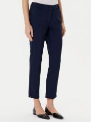 Marella Chinosy Abb 2523136031 Granatowy Slim Fit. Niebieskie spodnie materiałowe Marella, bez wzorów, z syntetyku. Za 649.99 zł.