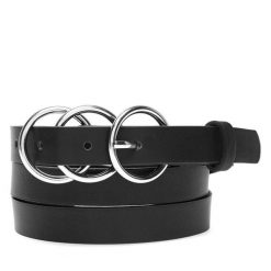 Pasek Damski Jenny Fairy. Czarne paski Jenny Fairy, bez wzorów. Za 29.99 zł.