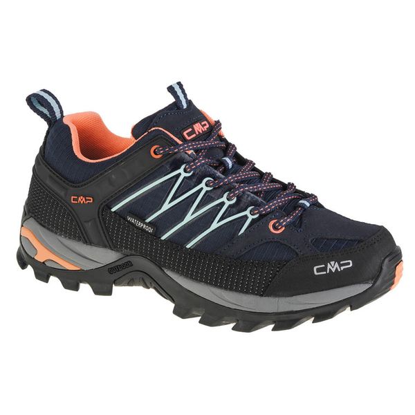 Damskie buty trekkingowe CMP Rigel. Czarne trekkingi CMP, z materiału, outdoorowe. Za 399.99 zł.