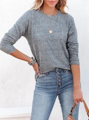 LA Angels Sweter w kolorze szarym rozmiar: XL. Szare swetry LA Angels, xl, bez wzorów, bez ramiączek. Za 135.95 zł.