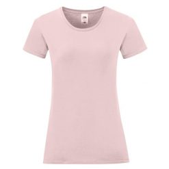 Koszulka Damska Iconic 150. Czerwone bluzki FRUIT OF THE LOOM, m, bez wzorów, sportowe, bez kołnierzyka, bez ramiączek. Za 28.99 zł.