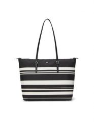 LAUREN RALPH LAUREN Torebka Keaton 431916737033 Czarny. Czarne shopper Lauren Ralph Lauren, bez wzorów, z materiału, bez dodatków. Za 379.99 zł.