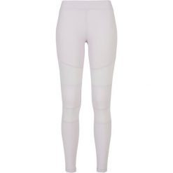 Legginsy damskie Urban Classics tech mesh-grandes tailles. Fioletowe legginsy Urban Classics, bez wzorów, z meshu. Za 160.00 zł.