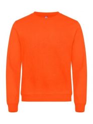 Clique Basic Roundneck uniseks bluza z okrągłym dekoltem — pomarańczowy. Brązowe bluzy CLIQUE, s, bez wzorów, z bawełny, bez kaptura. Za 155.70 zł.