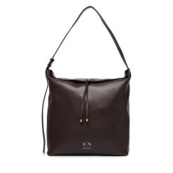 Torebka Armani Exchange. Brązowe torebki klasyczne Armani Exchange, bez wzorów, bez dodatków. Za 679.99 zł.