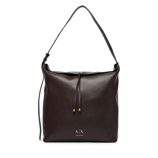 Torebka Armani Exchange. Brązowe torebki klasyczne Armani Exchange, bez wzorów, bez dodatków. Za 679.99 zł.