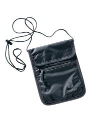 Saszetka Deuter Security Wallet II - black/black. Czarne torby na ramię Deuter, bez wzorów, z materiału, bez dodatków. Za 79.20 zł.