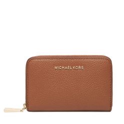 Mały Portfel Damski MICHAEL Michael Kors. Brązowe portfele MICHAEL Michael Kors, bez wzorów. Za 429.99 zł.