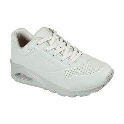 Buty SKECHERS UNO STAND ON AIR Beżowy. Brązowe trekkingi Skechers, z materiału, trekkingowe. Za 323.99 zł.