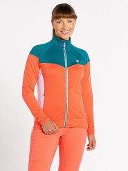 Dare 2b Kurtka softshellowa "Avidly" w kolorze pomarańczowo-morskim rozmiar: 42. Pomarańczowe kurtki sportowe Dare 2b, bez wzorów, bez kaptura, outdoorowe. Za 100.99 zł.