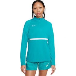 Bluza sportowa damska Nike NK Df Academy 21 Drill Top. Niebieskie bluzy Nike, xl, bez wzorów, bez kaptura. W wyprzedaży za 123.55 zł.