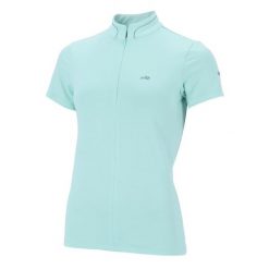 Damskie jeździeckie polo Schockemöhle Sports Poppy. Zielone koszulki polo SCHOCKEMÖHLE, s, z aplikacjami, bez kołnierzyka, bez ramiączek. Za 320.50 zł.