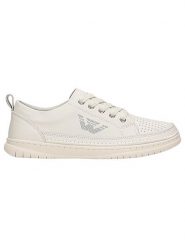 Wojas Skórzane sneakersy w kolorze białym rozmiar: 39. Białe trampki Wojas, bez wzorów, ze skóry, bez zapięcia. Za 228.38 zł.