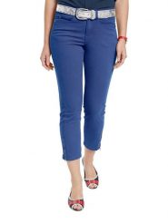 Heine Spodnie w kolorze niebieskim rozmiar: 38. Niebieskie spodnie materiałowe Heine, bez wzorów, z materiału. Za 122.38 zł.