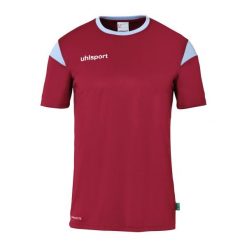 Koszulka Uhlsport Squad 27. Czerwone bluzki Uhlsport, bez wzorów, z dżerseju, sportowe, bez kołnierzyka, bez ramiączek. Za 108.50 zł.