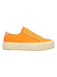 Claudia Ghizzani Espadryle w kolorze pomarańczowym rozmiar: 37. Pomarańczowe espadryle Claudia Ghizzani, bez wzorów, bez obcasa, na platformie, bez zapięcia. Za 105.38 zł.