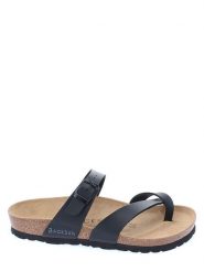 BACKSUN Japonki w kolorze czarnym rozmiar: 40. Czarne klapki Backsun, bez wzorów, z materiału, z otwartym noskiem, bez obcasa. Za 151.95 zł.