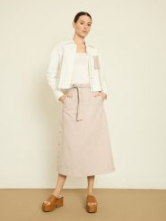 BGN Spódnica w kolorze beżowym rozmiar: 36. Brązowe spódnice BGN, na co dzień, bez wzorów, z tkaniny, maxi, proste. Za 121.99 zł.