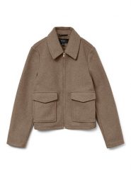 Vero Moda Kurtka przejściowa w kolorze jasnobrązowym rozmiar: L. Brązowe kurtki Vero Moda, l, bez wzorów, bez kaptura. Za 130.99 zł.