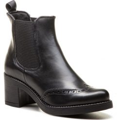 Botki SERGIO BARDI - Irsina FW127375418KD 101. Czarne botki Sergio Bardi, bez wzorów, z materiału, bez obcasa, bez zapięcia. W wyprzedaży za 229.00 zł.