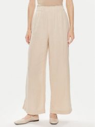 Gap Spodnie materiałowe 855967-01 Beżowy Relaxed Fit. Brązowe spodnie materiałowe GAP, xl, bez wzorów, z bawełny. Za 199.99 zł.
