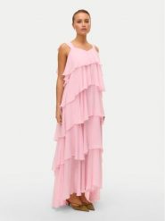 Vero Moda Sukienka wieczorowa Felicia 10331377 Różowy Regular Fit. Czerwone sukienki Vero Moda, l, bez wzorów, z syntetyku, wizytowe, bez kołnierzyka, bez ramiączek. Za 319.99 zł.