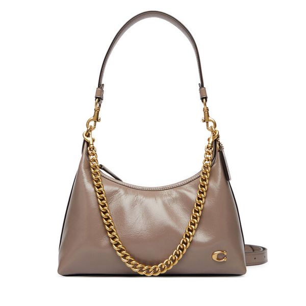 Torebka Coach. Szare torebki klasyczne Coach, bez wzorów, bez dodatków. Za 1,809.00 zł.