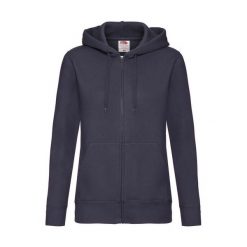 Bluza damska z kapturem Fruit of the Loom Premium. Niebieskie bluzy FRUIT OF THE LOOM, m, bez wzorów, z bawełny, z kapturem. Za 144.15 zł.
