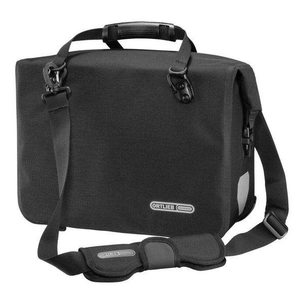 Torba Miejska Ortlieb Office-Bag Ql2.1 L Ps36C Black 21L. Czarne torby na laptopa Ortlieb, bez wzorów, z materiału, na ramię, duże. Za 669.90 zł.
