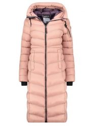 Geographical Norway Płaszcz pikowany "Berangere" w kolorze jasnoróżowym rozmiar: XL. Różowe płaszcze Geographical Norway, xl, bez wzorów, bez kaptura. Za 217.99 zł.