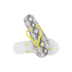 Japonki basenowe damskie klapki aqua-sport snake. Białe klapki AQUA-SPORT, bez wzorów, bez obcasa. Za 30.75 zł.