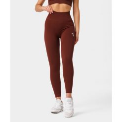 Legginsy fitness damskie Carpatree Rib bezszwowe. Brązowe legginsy Carpatree, m, bez wzorów. Za 214.99 zł.
