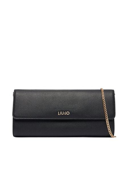 Liu Jo Torebka AF6042 E1019 Czarny. Czarne torebki klasyczne Liu Jo, bez wzorów, ze skóry, bez dodatków. Za 379.99 zł.