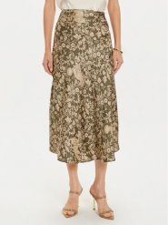 Pepe Jeans Spódnica midi Piety PL901162 Zielony Regular Fit. Zielone spódnice Pepe Jeans, xs, bez wzorów, z jeansu, midi. Za 239.99 zł.