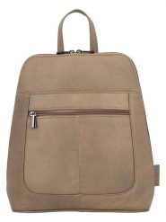 Beagles Skórzany plecak "Benidorm" w kolorze szarobrązowym - 25 x 29 x 9 cm rozmiar: onesize. Brązowe plecaki Beagles, bez wzorów, z materiału. Za 173.99 zł.