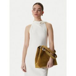 Torebka Coccinelle. Brązowe shopper Coccinelle, bez wzorów, bez dodatków. Za 1,269.00 zł.