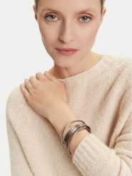 Patrizia Pepe Zestaw 3 bransoletek 8J1740/M073-S741 Srebrny. Szare bransoletki Patrizia Pepe, srebrne. Za 589.99 zł.