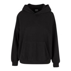 Damska bluza oversize z kapturem Urban Classics. Czarne bluzy Urban Classics, l, bez wzorów, z bawełny, z kapturem. Za 127.20 zł.